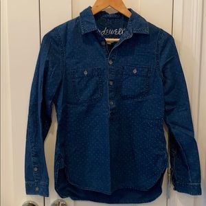 Madewell Denim Top XS